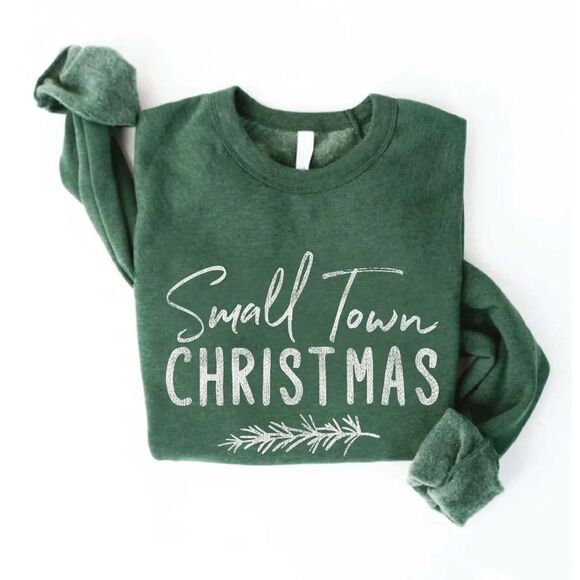 NWT Wool + Pepper Co. Small Town Christmas Crewneck Sweatshirt - Picture 1 of 3